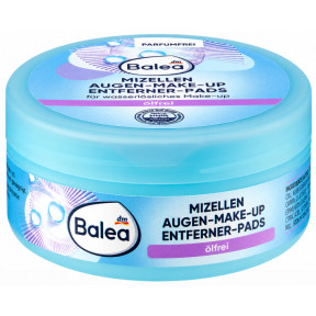 Balea Augen Make-up Entfernerpads ölfrei Подушечки для снятия макияжа с глаз, без масла, 50 шт